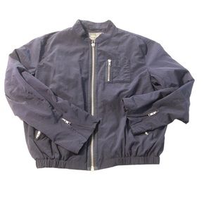 Slate & Stone navy Tatum bomber jacket size large